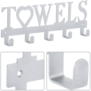 Ganci da Parete Neri Gotici Resistenti alla Ruggine CIFbuy - Appendiabiti Gotico per Bagno e Ingresso - per Portasciugamani (TikTok per Temu Pick) - Product Image 2