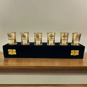 Vasos de Metal, Vasos de Chupito, Mini Vasos para Beber Whisky, Vodka, Licores, para Fiestas, Bares - Product Image 1