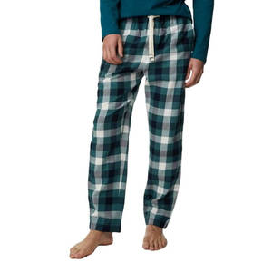 Conjunto de Pijama de Algodón para Hombre, Ropa de Dormir Suave y Cómoda para el Hogar, Transpirable, Corte Relajado, para Verano e Invierno - Product Image 1