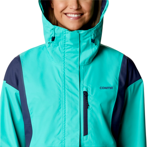 Veste coupe-vent à capuche pour homme, style streetwear, respirante, design personnalisé, hiver, fermeture éclair, chaude, épaisse, en nylon, color-block, vente en gros - Product Image 5