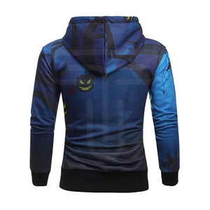 Sweat à capuche imprimé par sublimation de qualité supérieure Offre Spéciale pour hommes sweats à capuche mélangés en polyester de base personnalisés et respirants à vendre - Product Image 2