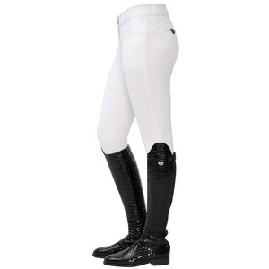 High Quality 4-way Stretch Horse Riding Breeches Leggings Tights <b>Equestrian</b> Wear Pants on Technical Fabric with Soft Feel - Product Image 3