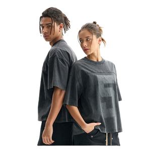 T-shirt Homme Rétro Vintage 100% Coton Jersey Col Rond Oversize Imprimé Sérigraphié Personnalisé sur le Devant Style Sportif Urbain - Product Image 1