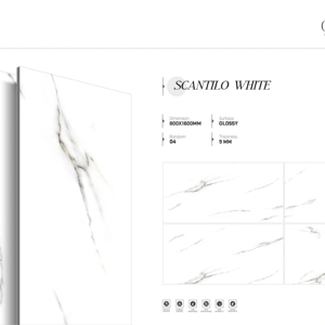 Losas de Porcelana con Acabado Espejo Galaxy 800x1600 1200x1800 750x1500mm Diseñadas para Interiores Residenciales y Comerciales Ultra Modernos - Product Image 1