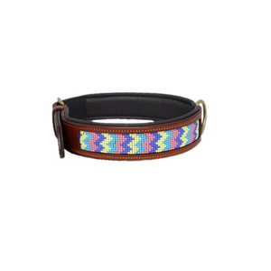 Collar para Perro de Cuero Genuino Guiding Star, Suave, con Púas y Tachuelas, Ajustable y Ancho - Product Image 6