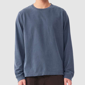 <b>Long</b> Sleeve Tee <b>Shirt</b> Washed <b>Men's</b> <b>T</b> <b>Shirt</b> Organic Cotton <b>Men's</b> <b>T</b>-<b>shirts</b> Custom Jersey <b>T</b> <b>Shirt</b> For <b>Men</b> Crewneck Oversized - Product Image 5