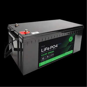 Batería de Iones de Litio Lifepo4 de 12 Voltios y 200 Ah para Uso Doméstico, Vehículos Recreativos y Autocaravanas con BMS de 100 A, Más de 6000 Ciclos, 12 V, 24 V, 100 Ah, 200 Ah, Más de 2000 Ciclos - Product Image 1