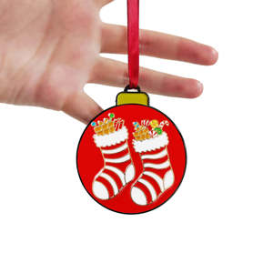 <b>Tree</b> decor decorative ornament festive hanging decor Christmas keepsake Christmas collectable Christmas gift ornament round - Product Image 4
