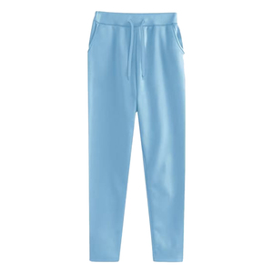 Chándal Deportivo para Mujer con Logotipo Personalizado Bordado en Color Liso, Ropa Urbana, Nuevo Modelo, Chándal Informal para Adultos, 100% Algodón - Product Image 2