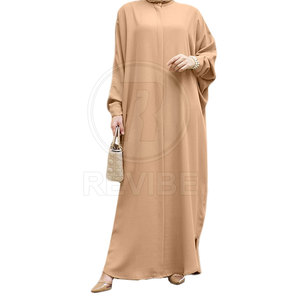 Comfortable Soft Breathable Elegant Women <b>Abaya</b> for Daily Wear Floor Length - Product Image 2