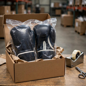Custom OEM/ODM Leather for Closure Boxing Gloves with Adjustable Wrist <b>Strap</b> Unisex Training Gloves - Product Image 3