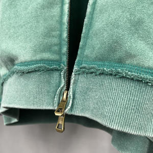 Sudaderas con capucha personalizadas para hombre Sudaderas con capucha Fleece Blank Zip up Vintage Pantalones Para Hombre Acid Wash Sun Faded Sudaderas con capucha desgastadas - Product Image 6