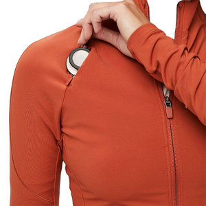 Blouse médicale personnalisée de haute qualité pour femmes, respirante, en Spandex/Polyester, confortable, vêtements de travail, vestes médicales - Product Image 5