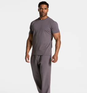Custom High Quality <b>Men's</b> Short Sleeve Round Neck Plain Color <b>Muscle</b> Slim Fit Blank 100% Mercerised Cotton <b>T</b> <b>Shirt</b> for <b>Men</b> - Product Image 4
