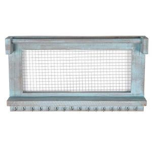 Barra de Joyería Desmontable con 16 Ganchos, Soporte de Pared para Organizar Aretes, Collares y Sujetadores - Product Image 1