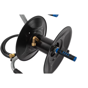 Tuyau d'arrosage flexible avec enrouleur et support en acier 75 pieds 300 PSI |   Polymère hybride pour l'industrie automobile portable ODGGAD002 - Product Image 5