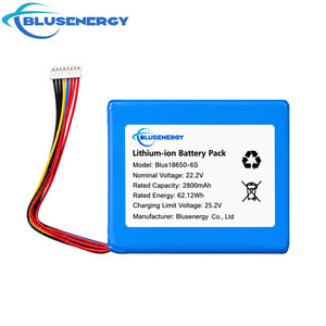 Paquete de Baterías de Iones de Litio Personalizadas 18650 6S 22.2V 2800mAh, Batería Recargable de Iones de Litio de 24V con BMS para Dispositivos Electrónicos Médicos - Product Image 1