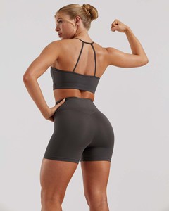 Shorts pour femmes Graphite Essential très demandés, taille haute, respirants et anti-transpiration, pour le fitness et l'entraînement - Product Image 4