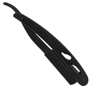 Rasoir professionnel à lame droite en acier inoxydable, rasoir manuel à lame unique pour salon de coiffure, design pliable, rasoir pour hommes - Product Image 1