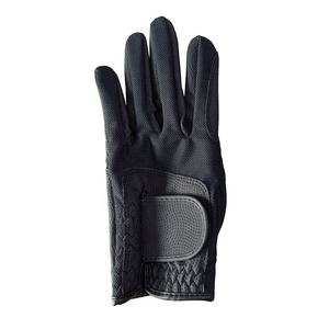 Gant d'équitation en maille et cuir synthétique - Product Image 1