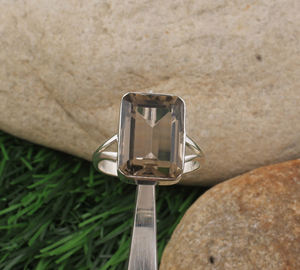 Bague de mariage classique en argent sterling 925 avec turquoise naturelle ronde taille brillant sertie en bélière pour femme - Product Image 6