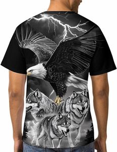 <b>Gothic</b> Printed Men's Black T-<b>Shirt</b> Short Sleeve O-Neck Oversized Street Style Eco-Friendly 100% Cotton - Product Image 2