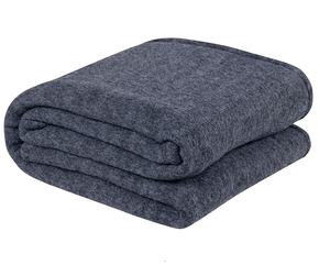 Directo de fábrica 150x200 CMS Manta polar de poliéster reciclado 10mm de espesor Técnica de punto sólido Año Nuevo Liso Alto - Product Image 6