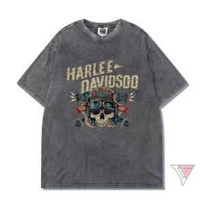 T-shirt Ringer Vintage Personnalisé en Coton 100% Écologique, Respirant et à Séchage Rapide, de Haute Qualité pour Hommes, avec Impression Sérigraphique - Product Image 1