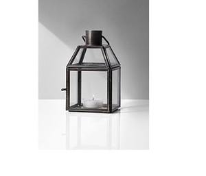New Beautiful metal candle <b>lantern</b> Shiny <b>Black</b> Finished for gifting purpose with traditional design and Wholesale Bulk - Product Image 1