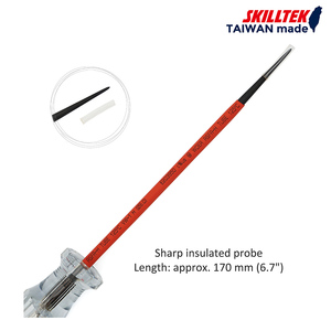 Probador de Circuitos Profesional de 6V 12V 24V con Sonda Larga, Probador de Voltaje Automotriz de Alta Resistencia para Mantenimiento de Camiones, Automóviles y Remolques - Product Image 3