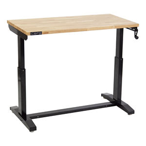 Mesa de Trabajo Elevadora Ajustable de 132 cm para Taller Mecánico, Banco de Trabajo Moderno Silencioso, Escritorio de Madera para Trabajar Sentado o De Pie - Product Image 3