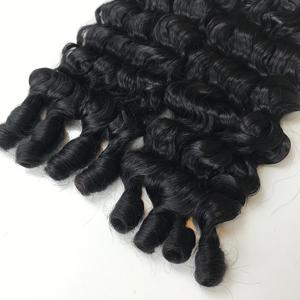 Việt nam tóc thô trực tiếp bán buôn siêu đôi rút ra ưa thích xoăn phong cách tự nhiên màu da sợi ngang loại - Product Image 5