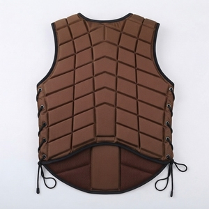 Chaleco de Seguridad para Montar a Caballo, Chaleco Protector Acolchado con Cierre Frontal y Cordones Laterales Ajustables - Product Image 5