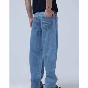 Jeans baggy pour hommes en marque privée à vendre, couleur personnalisée, plusieurs poches. - Product Image 2