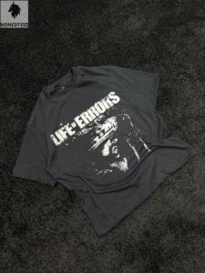 Custom <b>Logo</b> Solid Men's Regular Fit Formal Knitted Eco-Friendly Ringer T-Shirt Distressed Heavyweight Polyester/Cotton 220 Grams - Product Image 2