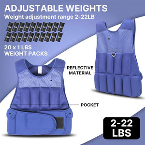 เสื้อเวทถ่วงน้ำหนักเพื่อการออกกำลังกายที่สะดวกสบาย เหมาะสำหรับการวิ่ง ฟิตเนส การฝึกความแข็งแรง และการออกกำลังกายแบบคาร์ดิโอ - Product Image 2
