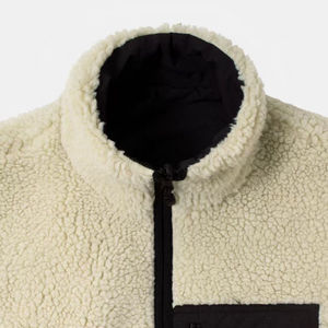 Triveers Manufacture Custom Unisex Heavyweight Canvas Waterproof Windproof Breathable Zip Pocket Sherpa <b>Jacket</b> for <b>Men's</b> - Product Image 6