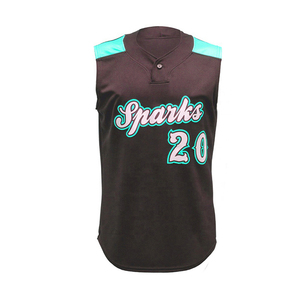 High Quality Anti-Bacterial Quick Dry <b>Baseball</b> Softball Uniform <b>Sets</b> Breathable 100% Polyester Customized Colors Printed Plain - Product Image 6