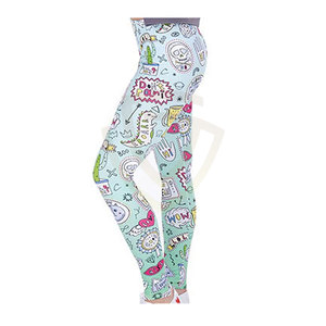 Leggings de Cintura Alta para Mujer, Color Liso, Elásticos, para Yoga, Fitness, Venta al Por Mayor - Product Image 4