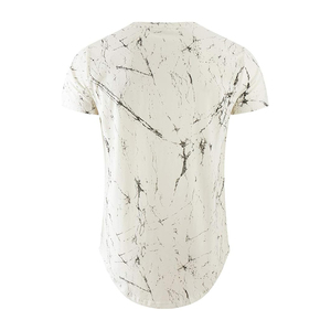 T-shirt noir pour homme avec imprimé crâne et haltères, col rond, manches courtes, coupe classique, tissu jersey 100% coton - Product Image 5