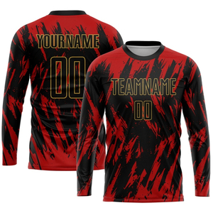 Maillots de football unisexes pour adultes, personnalisés, en polyester/coton à séchage rapide, col en V, les plus populaires et nouveaux - Product Image 4