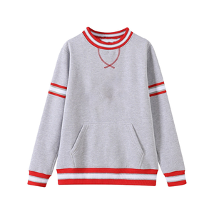 2026Custom Chenille Crewneck Fraternity <b>Sweatshirt</b> – <b>Grey</b> Crest Embroidery Unisex Regular Fit Winter Wear Wholesale Manufacturer - Product Image 2