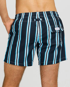 Shorts de surf pour hommes entièrement sublimés, design personnalisé 2026, tissu 100% polyester, poches latérales, shorts de bain surdimensionnés pour hommes - Product Image 4