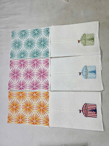 ผ้าเช็ดปากปักลวดลายประณีต1ชั้นสั่งเป็นจำนวนมากน่ารัก - Product Image 6