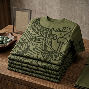 เสื้อยืดออกกำลังกายลำลองแบบสวมใส่สบายสำหรับผู้ชาย แขนสั้น เสื้อกีฬา - Product Image 4