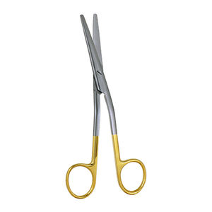Tijeras Quirúrgicas Manuales de Acero Alemán con Insertos de Carburo de Tungsteno de 16 cm, Dorso Dorado, para Cirugía Plástica, Fabricadas a Medida por Dentavex - Product Image 1