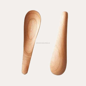 Venta caliente artesanías artísticas personalizadas conjunto de herramientas de ensalada de madera utensilios de servicio populares incluye cuchillo de mantequilla - Product Image 4