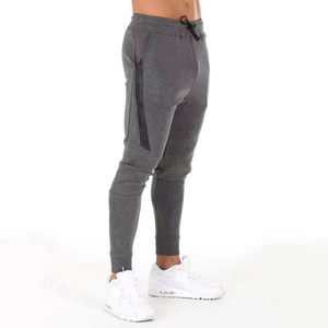 Men's Black Sweatpants With <b>White</b> Side Stripe Elastic Waist Drawstring Casual <b>Joggers</b> Breathable Knitted Spandex Polyester - Product Image 5