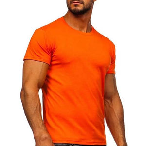 T-shirt pour homme 100% coton écologique à col rond, imprimé en sérigraphie, manches courtes, coupe ample, respirant, pour l'été - Product Image 4