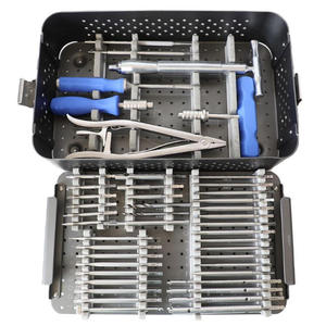 Juego de Instrumentos Ortopédicos para Extracción de Tornillos Fracturados, Sistema Hexagonal Torx, Herramientas Quirúrgicas para Tornillos y Placas Óseas de Acero, Manual Surgiright - Product Image 1